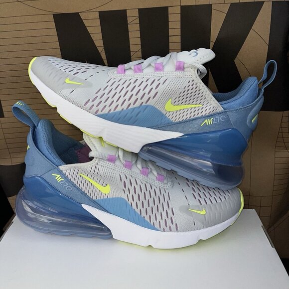 NEW Nike Air Max 270 BG Pure Platinum IB4401 043 Womens Size 8 / 6.5Y - Picture 1 of 6